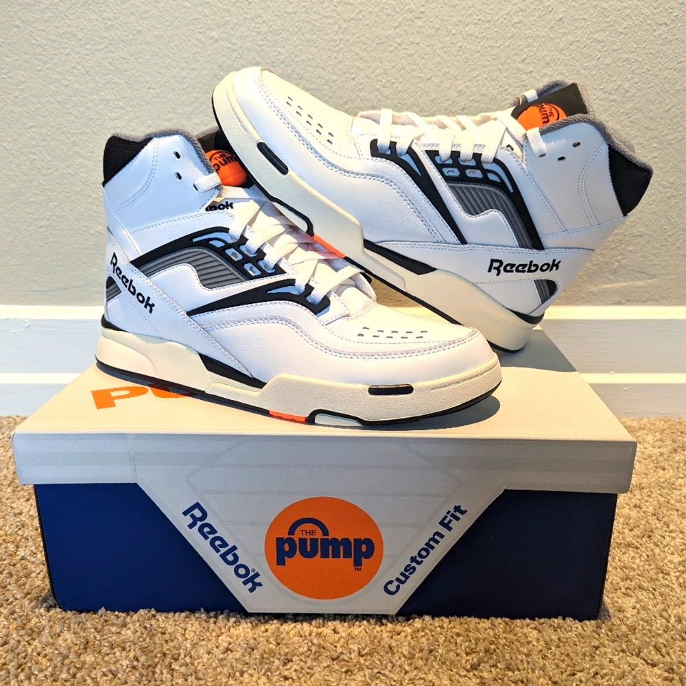 Reebok Pump TZ Size 11 Men's White/Black